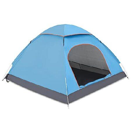 MoNiBloom 4人用テント スカイライト付き 超軽量 キャリーファミリードーム 耐候テント 設...