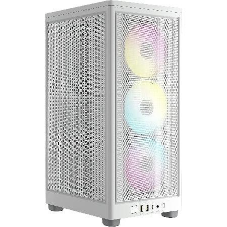 　Corsair iCUE 2000D RGB Airflow Mini-ITX PC Case -...