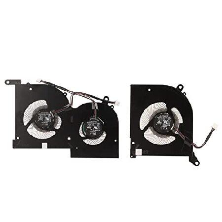 Laptop CPU GPU Cooling Fan for MSI GS66 10SD 10SGS...