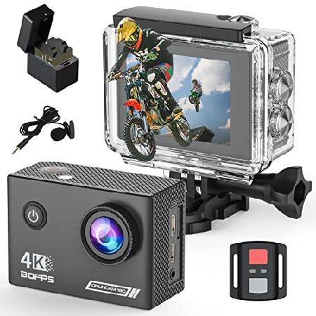 Yolansin 4K 30fps Action Camera - 131ft/40m Waterp...