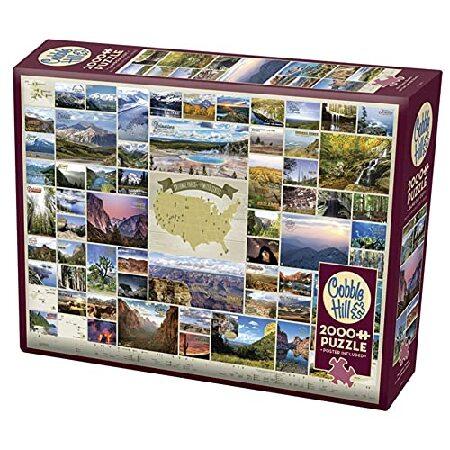Cobble Hill 2000ピースパズル - アメリカ国立公園 - サンプルポスター付き 並行輸...