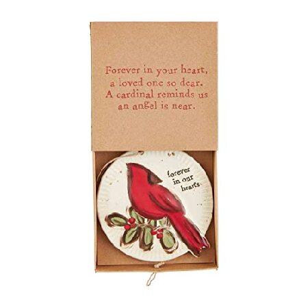 　Mud Pie Boxed Cardinal Christmas Ornament, 5&quot; x 4...