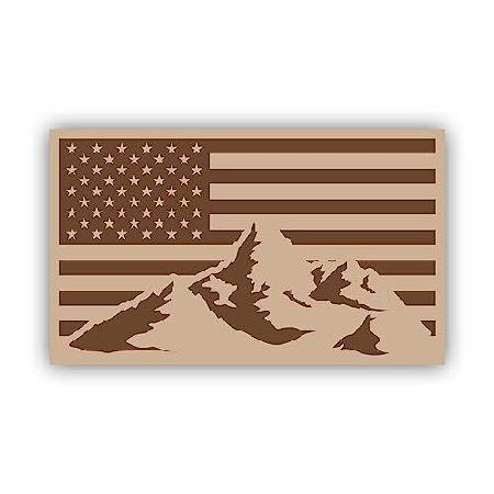 fagraphix Desert Camo American Flag Mountain Stick...