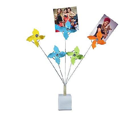 　5-Branch Flower Desktop Photo Holder Clips, Card ...