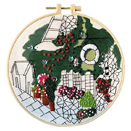 Vaveren Embroidery Stitch Beautiful Craft W/Hoop D...