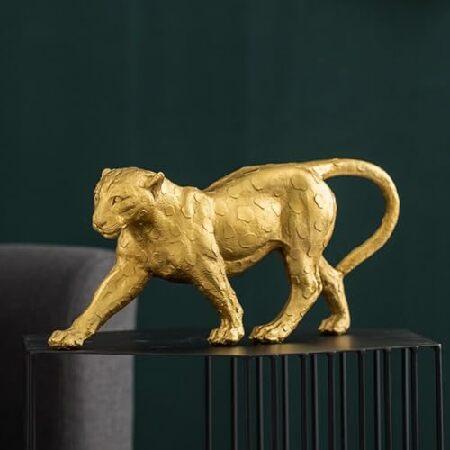 　16 Inch Leopard Statue Large Figurine Sculpture R...