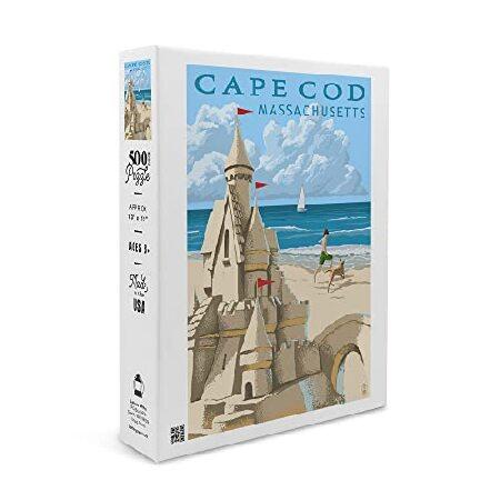 Cape Cod, Massachusetts, Sand Castle (19x27 inches...