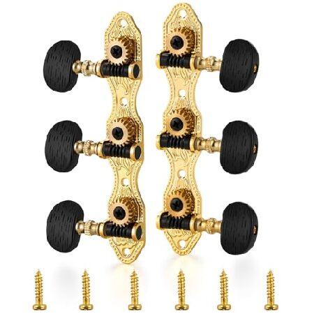 　Vangoa 3L3R 6 Pieces Guitar String Tuning Pegs Tu...