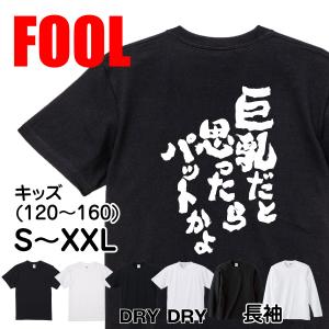 おもしろ Tシャツ メンズ パロディ おっぱい 筆 魂心 巨乳だと思ったらパットかよ　名言 漢字 文字 バックプリント 大きいサイズ