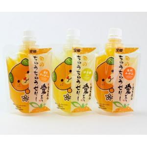 みきゃん ちゅうちゅうゼリー 3個セット　オレンジフーズ(n)｜the-fuji