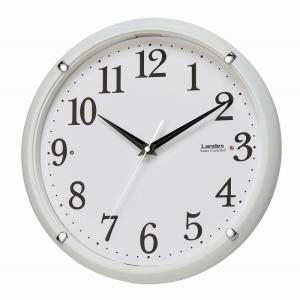 Landex 電波掛時計 トキ テラス YW9146WH   4981480914611