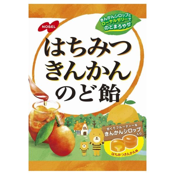 ノーベル はちみつきんかんのど飴 110g まとめ買い(×6)|4902124681874(0827...