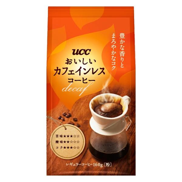 UCC おいしいカフェインレスコーヒー 160g まとめ買い(×6)|4901201150449|(...