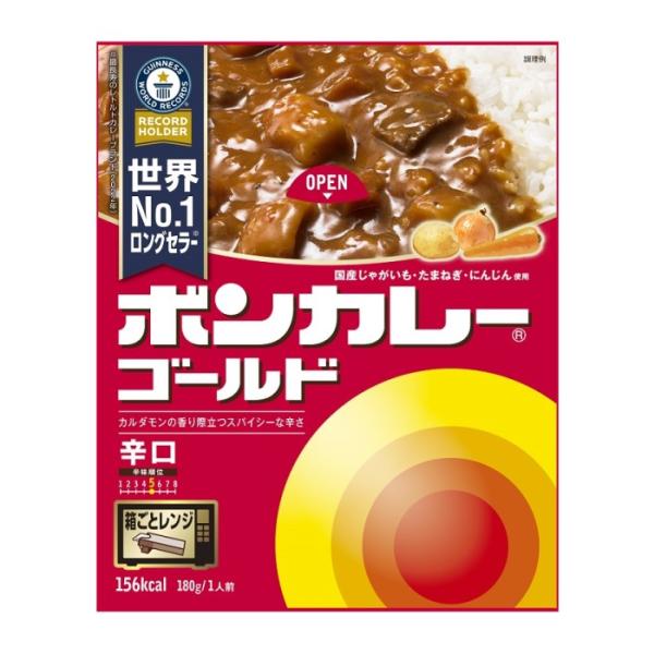 大塚食品 ボンカレーゴールド 辛口 180g まとめ買い(×10)|4901150112260(40...