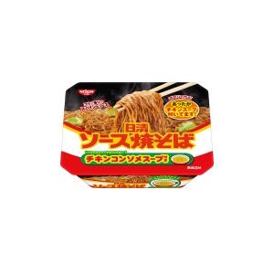 日清食品 日清ソース焼そばカップ チキンスープ付き 104g まとめ買い(×12)|49021052...