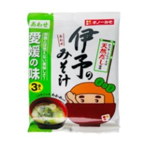 ギノーみそ 即席伊予の合わせみそ汁 3P まとめ買い