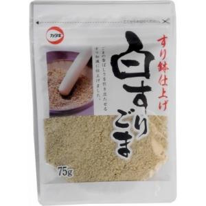 カタギ すり鉢仕上げ白すりごま 75g まとめ買い