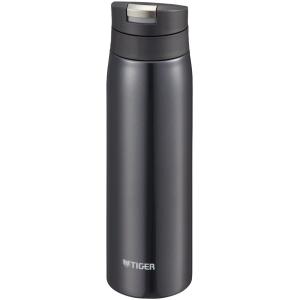タイガー 水筒 ステンレスボトル サハラ マグ MCX-A501 KL(ランプブラック) 0.5L｜軽量 夢重力 樹脂底 スライドプッシュ オートロック 保温 保冷