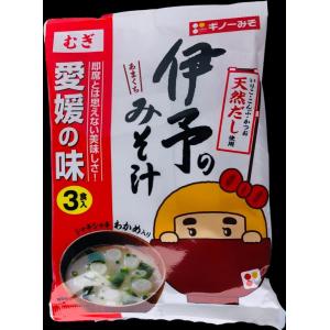 【産地取り寄せ商品】ギノーみそ 伊予のみそ汁(3食分)×10袋 (義農味噌)| みそ 味噌 おみそ みそ汁 味噌汁 伊予の味噌汁(n)｜the-fuji