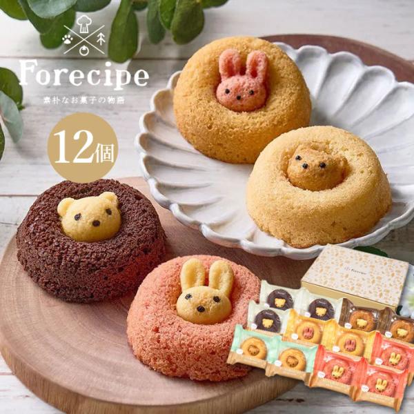 Forecipe （フォレシピ） 「ちいさな森のドーナツ 12個」 焼き菓子 詰め合わせ ギフト 【...