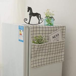 DecentGadget 冷蔵庫カバー 冷凍庫防塵カバー 多機能カバー 洗濯機 電子レンジ オーブン ベッドサイドテーブ