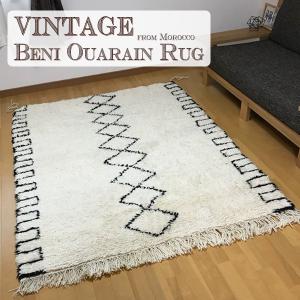 本物 ヴィンテージ ベニワレン ラグ beni ouarain モロッコ モロッカン