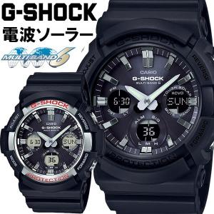 Gショック 電波ソーラー ソーラー電波時計 G-SHOCK ジーショック CASIO カシオ 腕時計 GAW-100-1A GAW-100B-1A メンズ ウォッチ｜the-hacienda