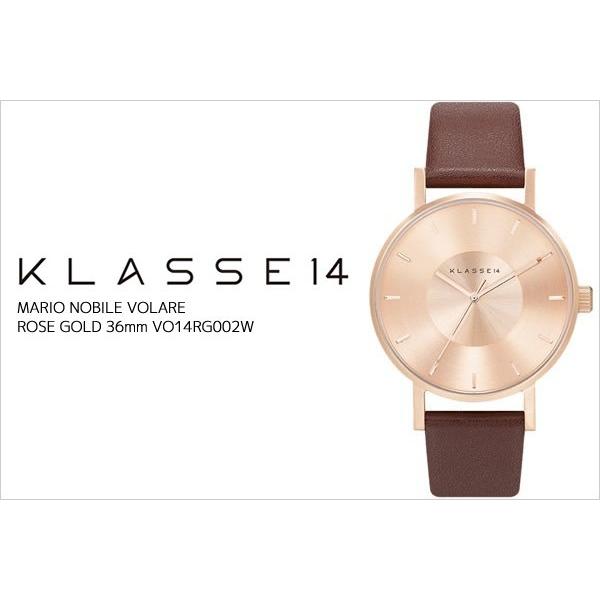 KLASSE14 腕時計 レディース 36mm 革ベルト レザー VOLARE クラスフォーティーン