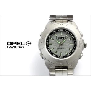 OPEL ソーラーバッテリー 腕時計 メンズ アナログ 日常生活防水 ウォッチ｜the-hacienda