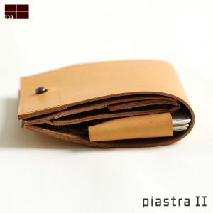 エムピウ piastra II ピアストラ2 薄い財布 ミニウォレット 男女兼用 ユニセックス イタリア製タンニン鞣し革｜the-hacienda