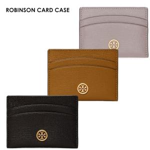 TORY BURCH トリーバーチ 84070 ROBINSON CARD CASE ロビンソン カードケース レディース ブラック ブラウン ピンク プレゼント ギフト｜the-importshop