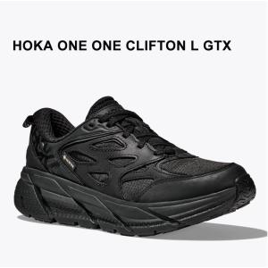 HOKA ONE ONE ホカオネオネ クリフトン L GTX CLIFTON L GTX メンズ 1129972 靴 シューズ スニーカー アウトドア フェス キャンプ タウン ブラック｜the-importshop