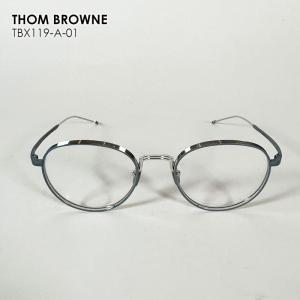 THOM BROWNE トムブラウン TBX119 メタルフレーム 伊達メガネ メンズ レディース おしゃれ 大きい ブランド メガネケース 日本製 度なし 軽量｜the-importshop