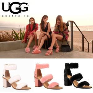 UGG アグ W DEL REY FLUFF HEEL 1095489 レディース デル レイ フラッフ ヒール 正規品 新品 母の日 ギフト｜the-importshop