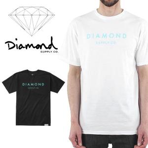 Diamond Supply Co ダイアモンドサプライ Tシャツ 半袖 メンズ BLACK ブラック WHITE ホワイト A18DMPA022 STONE CUT TEE SP18 ギフト｜the-importshop