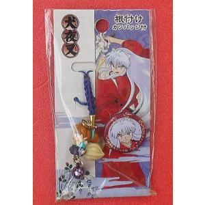 サカモト「犬夜叉」根付け/缶バッジ付：七宝タイプ