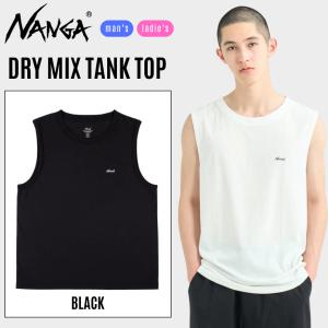NANGA（ナンガ） タンクトップ DRY MIX TANK TOP ロゴプリント 吸汗速
