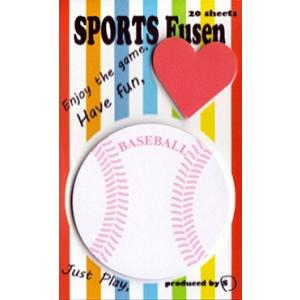 スポーツ付箋　ベースボール（野球）■Ｆ−３００２■