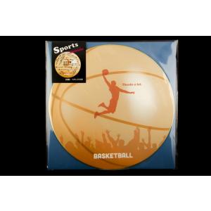 ボール柄 丸型色紙 【バスケット】シルエット｜ザネクストエイジ