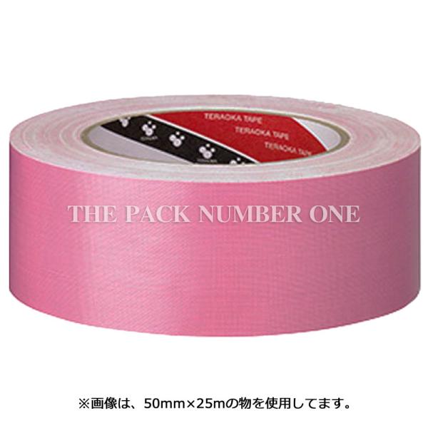 寺岡 オリーブテープ NO.145 ピンク（100mm×25m）（18巻） 布粘着テープ