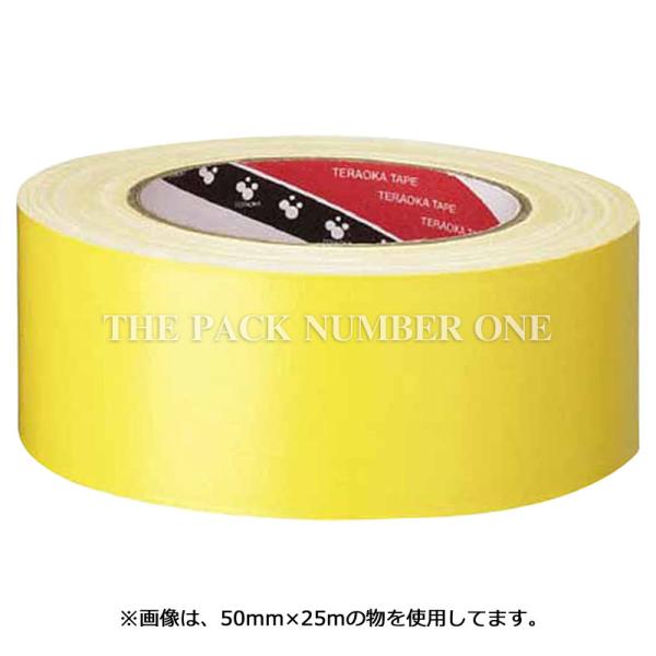 寺岡 オリーブテープ NO.145 黄（60mm×25m）（30巻） 布粘着テープ