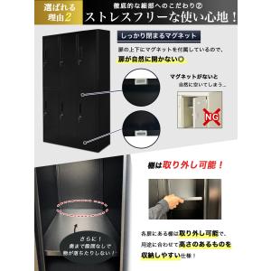 【最適設計】 ロッカー 6人用 スチールロッカ...の詳細画像5