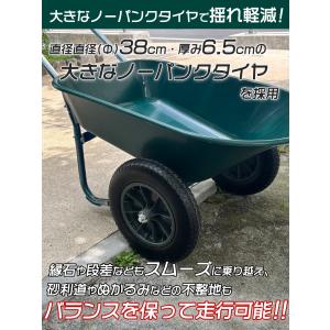 二輪車 ネコ ノーパンクタイヤ 一輪車 耐荷重...の詳細画像4