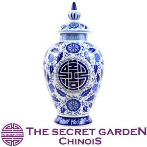 シノワズリ クラシックモダン 花瓶 飾り壺 陶磁器 モダン 花器