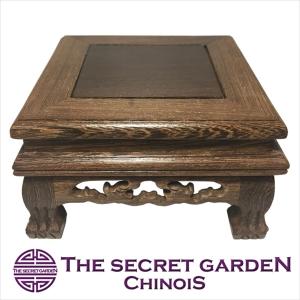 THE-SECRET-GARDEN シノワズリ 木製 高級花台 飾り台 ディスプレイ