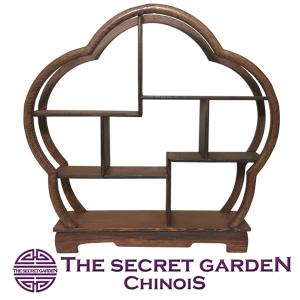THE-SECRET-GARDEN シノワズリ スツール 陶器椅子 花鳥柄 ホワイト