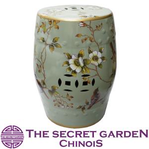 THE-SECRET-GARDEN シノワズリ 木製 高級花台 飾り台 ディスプレイ