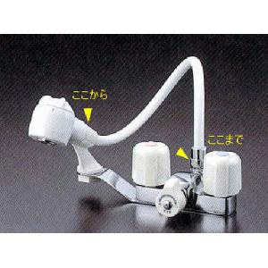 KVK シャワーヘッド Z826TK 新品 KVK 洗髪シャワーヘッド&ホースセット Z826L (シャワーヘッド
