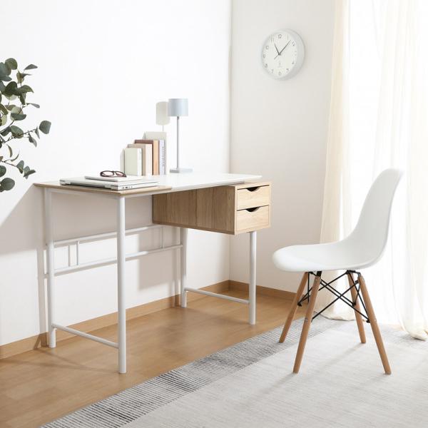 引き出し付きシンプルデスク ユノ 65279 65280