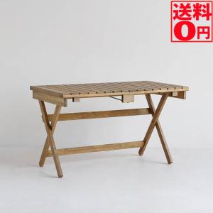 高さ調節可能　折り畳みアウトドアテーブル　LUFT Folding Table　LUT-3383　｜the-standard